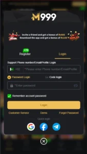 M999 Login Game