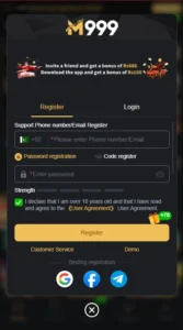 M999 Register Game